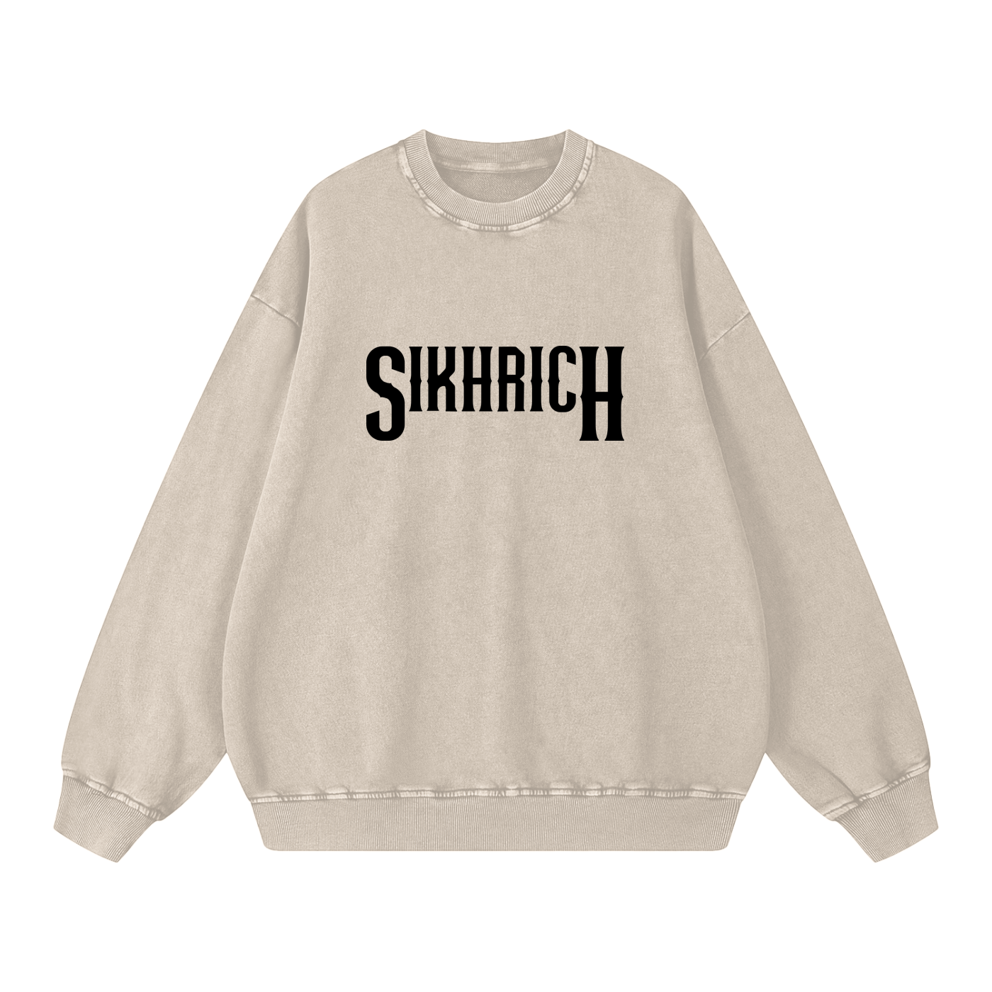 JO SADI ANAKH WANGARE acid washed crewneck light
