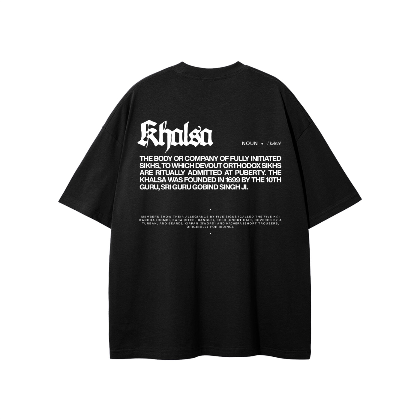 KHALSA t-shirt cotton