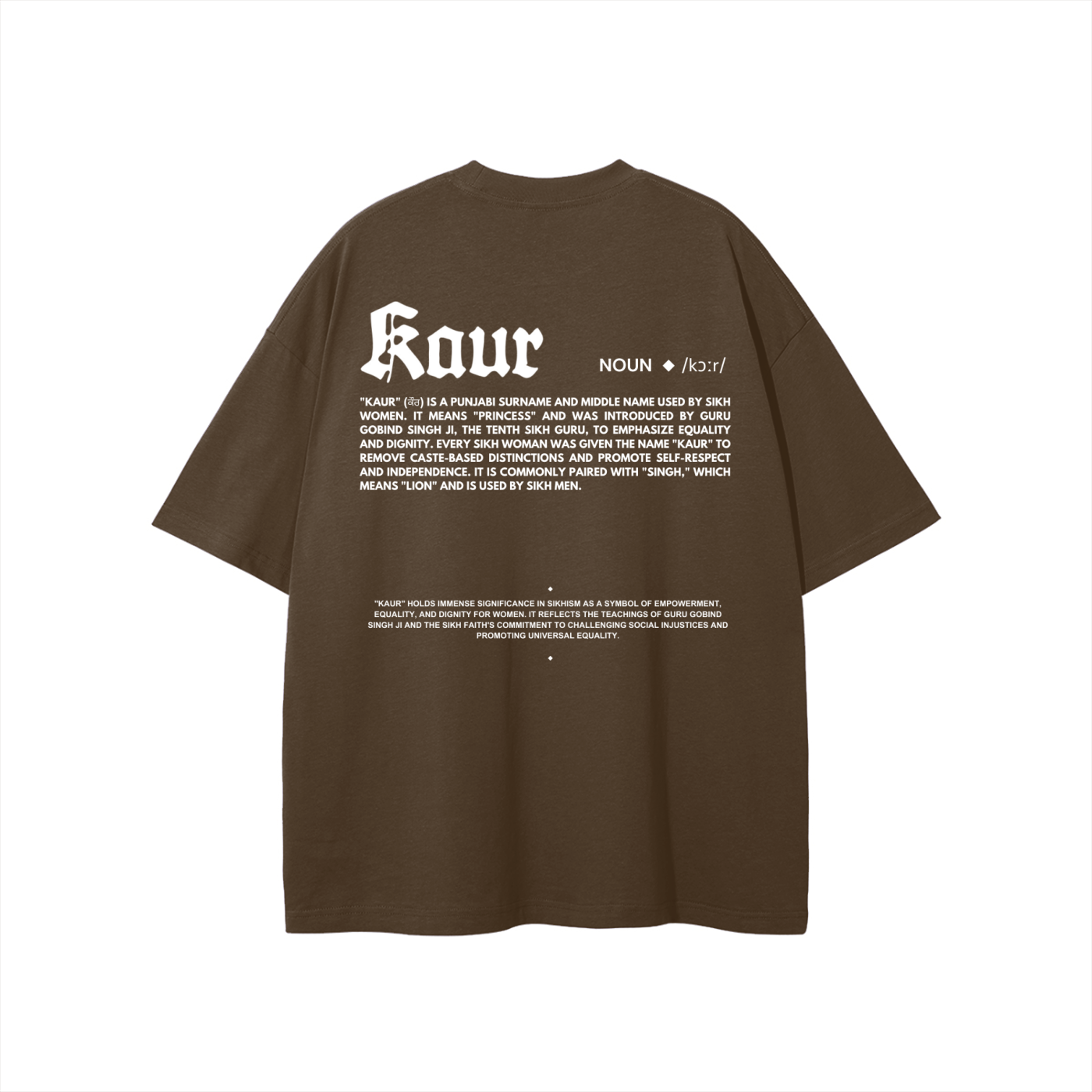 KAUR T-shirt cotton
