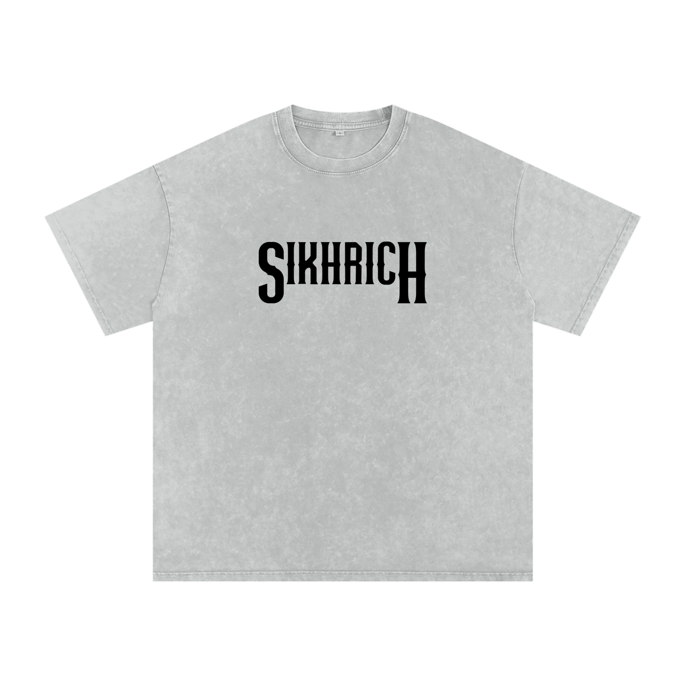 AJJ NEHI TA KAL RAAJ HOVE GA ATAL T-shirt acid washed