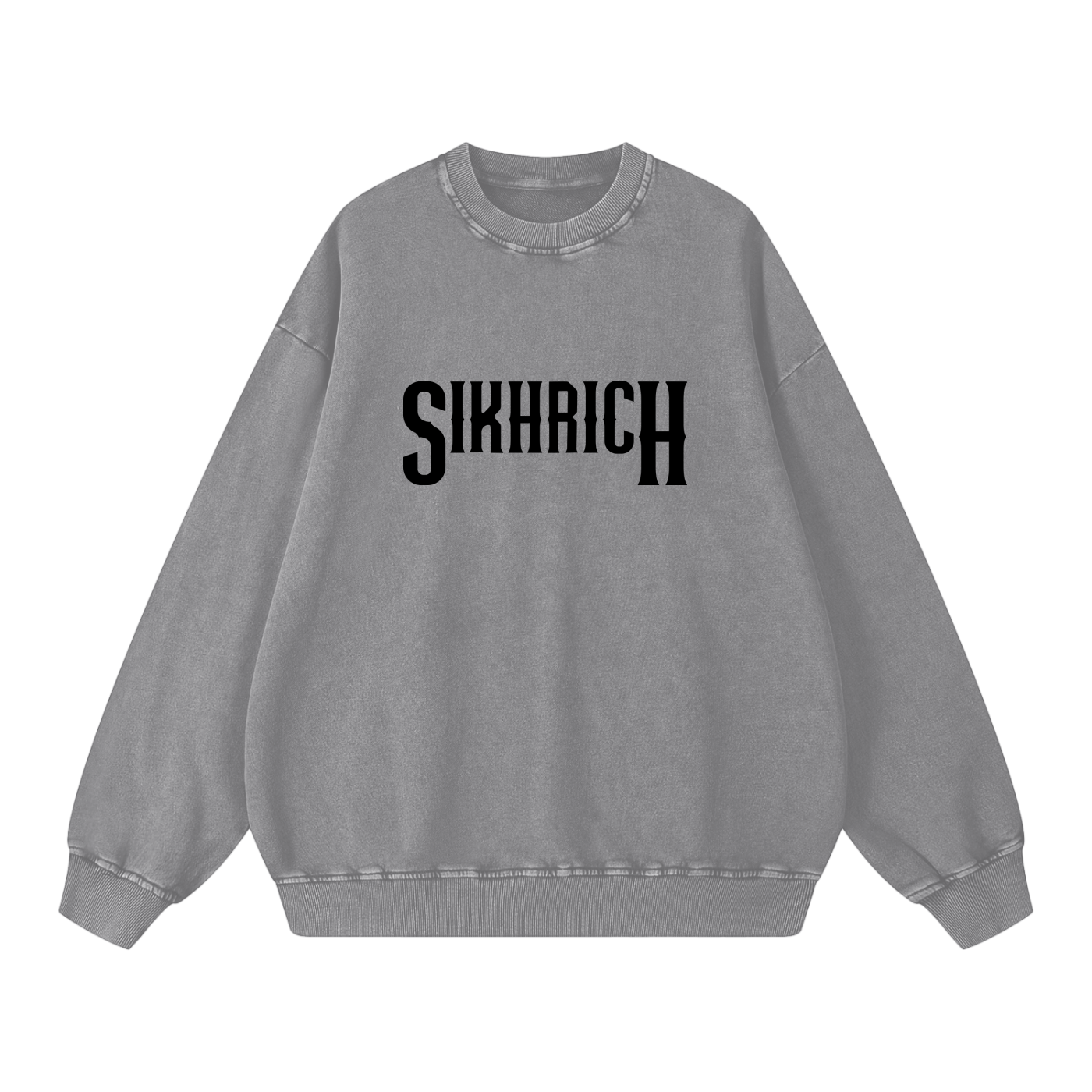 JO SADI ANAKH WANGARE acid washed crewneck light