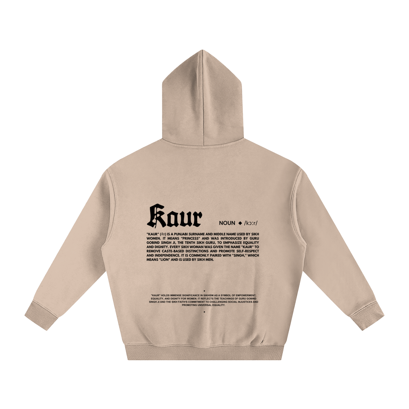 KAUR Hoodie cotton