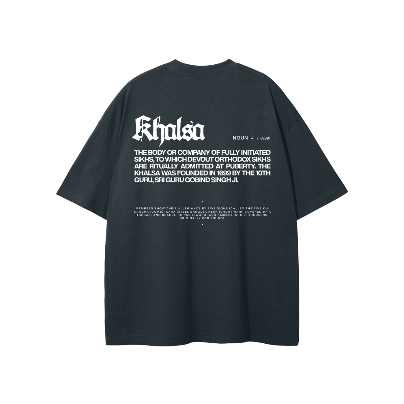 KHALSA t-shirt cotton