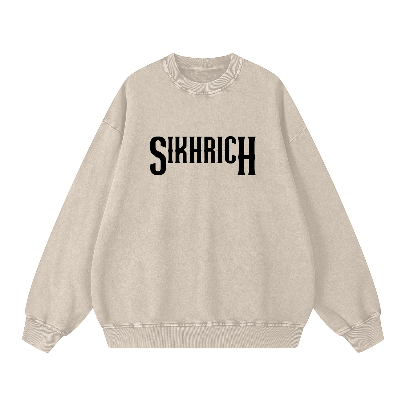 Maharaja Ranjit Singh Crewneck acid washed