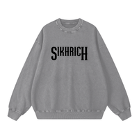 KHALSA crewneck acid washed