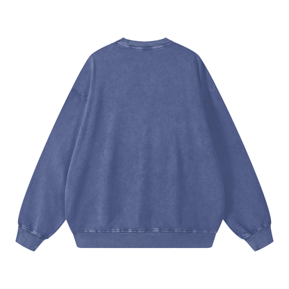 ਸਿੱਖRICH ESSENTIAL Crewneck acid washed