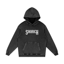 BORN TO RULE Hoodie acid washed