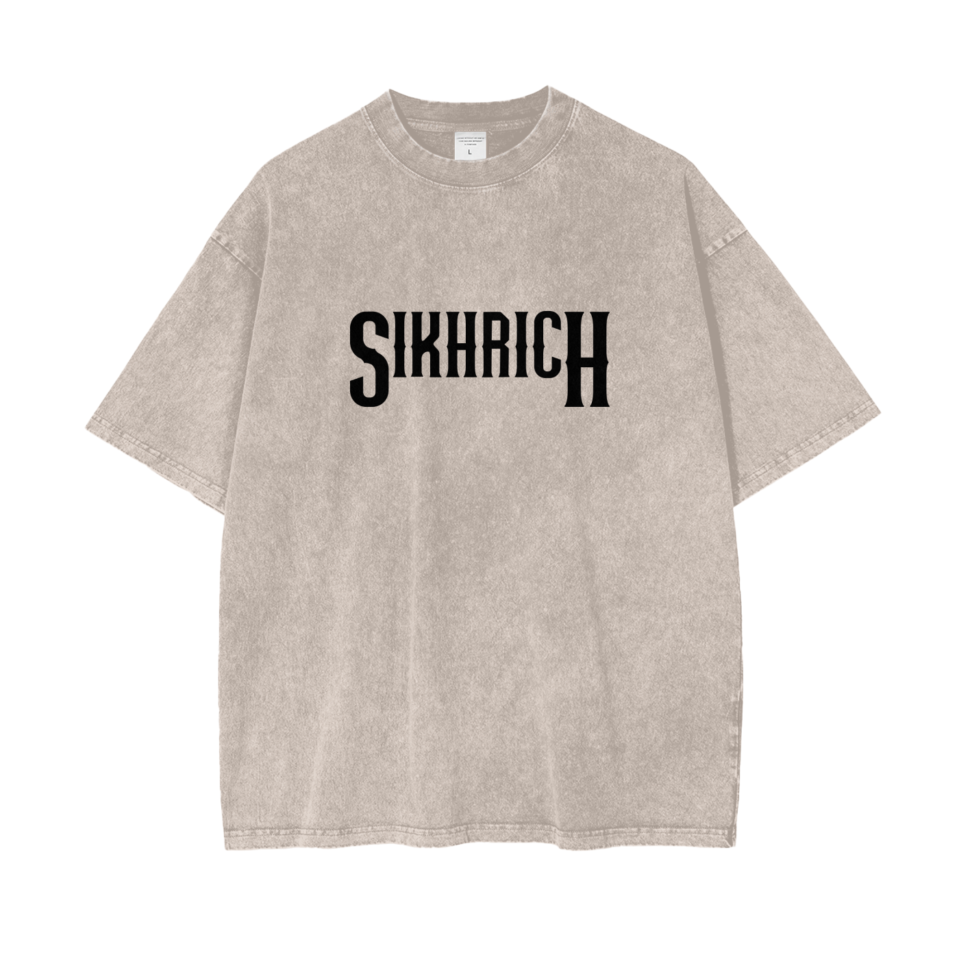 RAJ KAREGA KHALSA t-shirt acid washed