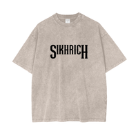 RAJ KAREGA KHALSA t-shirt acid washed