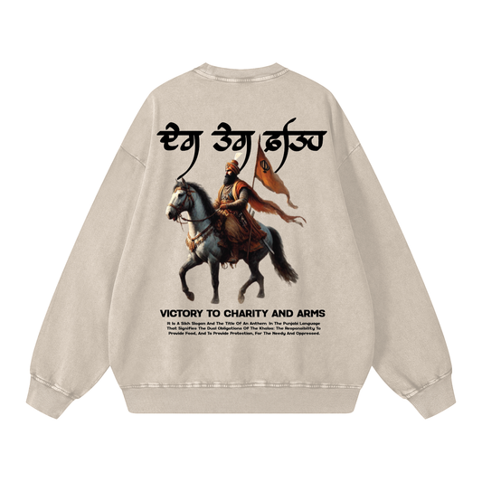 DEG TEG FATEH Crewneck acid washed