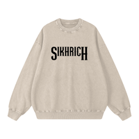 KHALSA crewneck acid washed