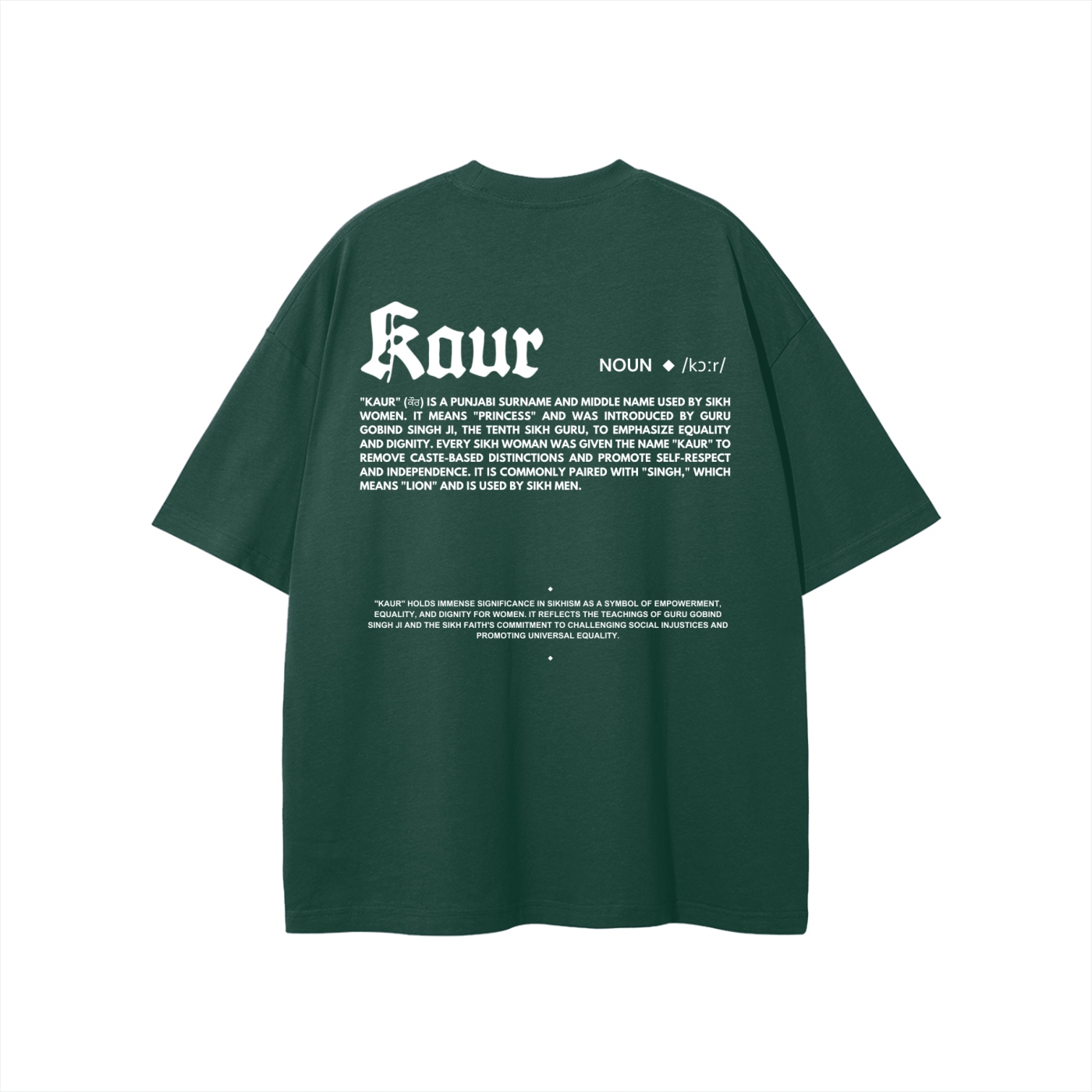 KAUR T-shirt cotton
