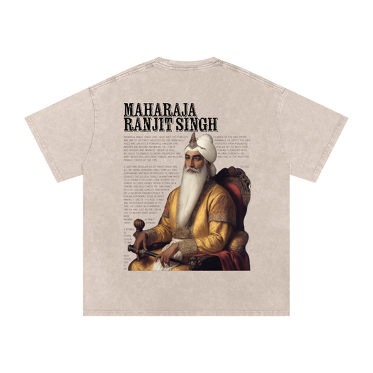 Maharaja Ranjit Singh T-shirt acid washed