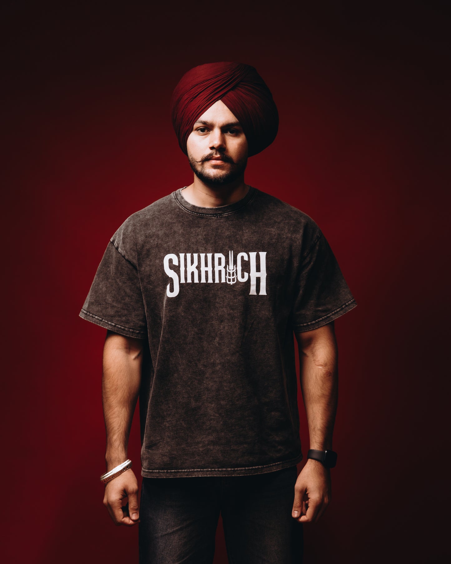 Asthabhuja T-shirt acid washed