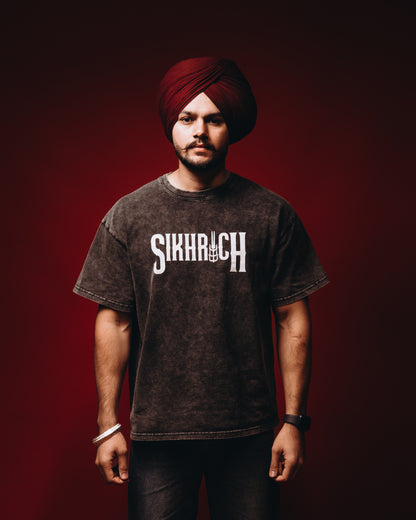 Asthabhuja T-shirt acid washed