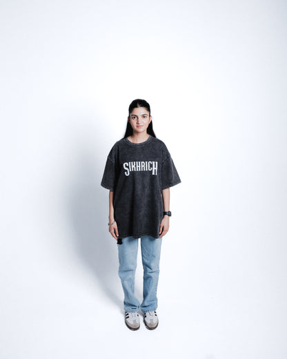 Maharani Jind Kaur T-shirt acid-washed V1