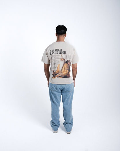 Maharaja Ranjit Singh T-shirt acid washed