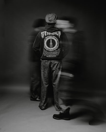 Forged in Motion Hoodie acid washed