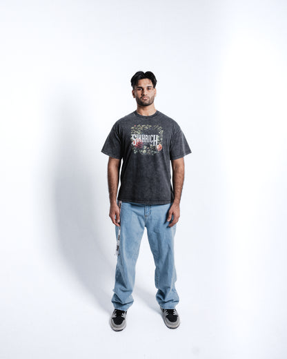 ਸਿੱਖRICH ESSENTIALS T-shirt acid washed