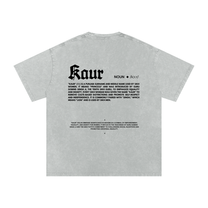 KAUR T-shirt acid washed