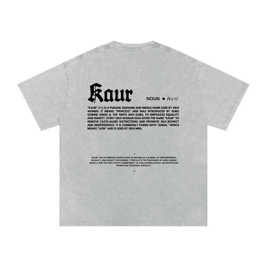 KAUR T-shirt acid washed