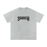 AJJ NEHI TA KAL RAAJ HOVE GA ATAL T-shirt acid washed