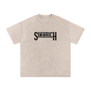 AJJ NEHI TA KAL RAAJ HOVE GA ATAL T-shirt acid washed