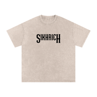 AJJ NEHI TA KAL RAAJ HOVE GA ATAL T-shirt acid washed