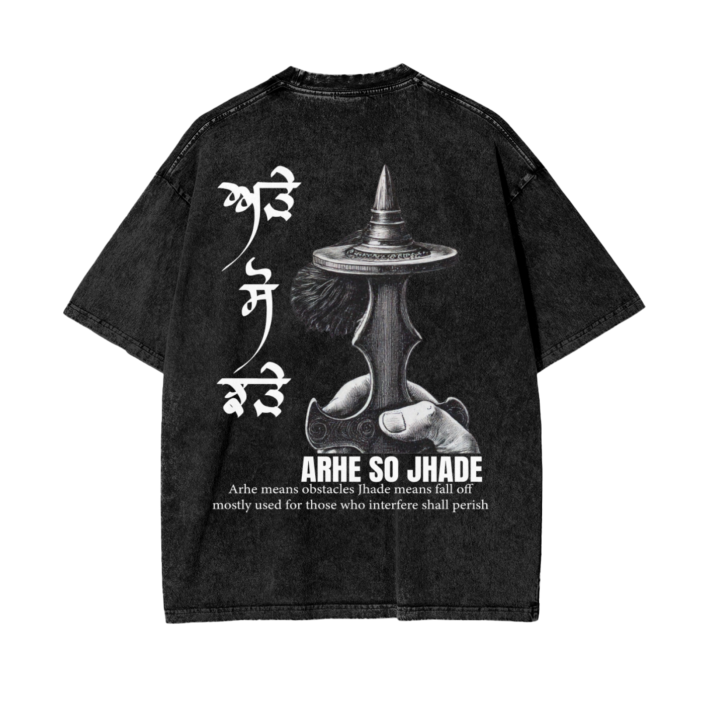 ARHE SO JHADE T-shirt acid washed