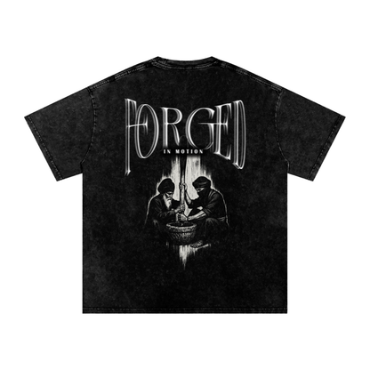 Forged in Motion T-shirt acid washed