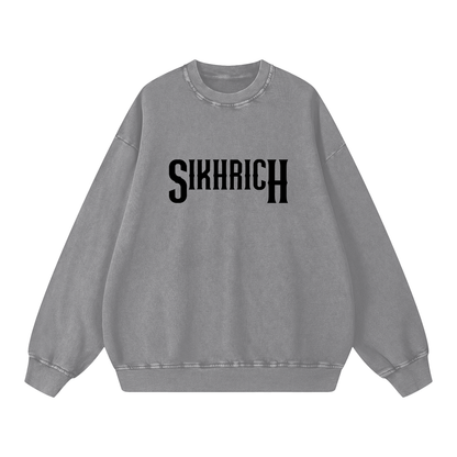 Maharani Jind Kaur Crewneck acid washed V2