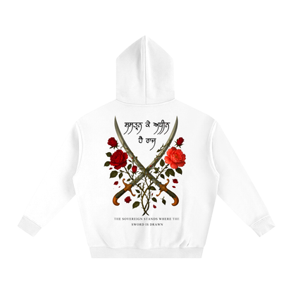 Shastran Ke Adheen Hei Raaj fleece hoodie V1