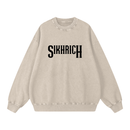 AJJ NEHI TA KAL RAAJ HOVE GA ATAL Crewneck acid washed