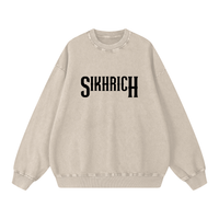 AJJ NEHI TA KAL RAAJ HOVE GA ATAL Crewneck acid washed