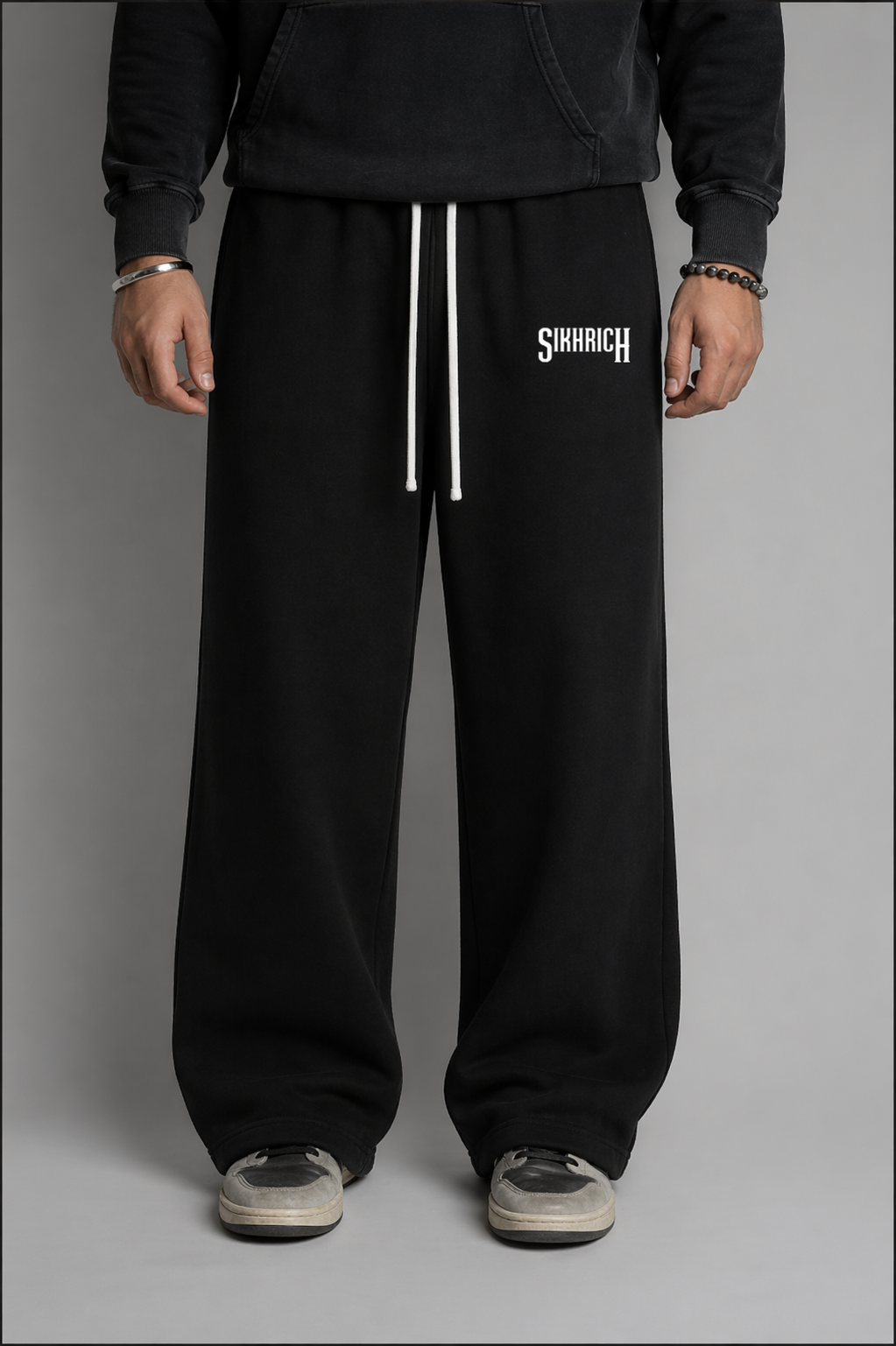 SikhRich Fleece Straight sweatpants