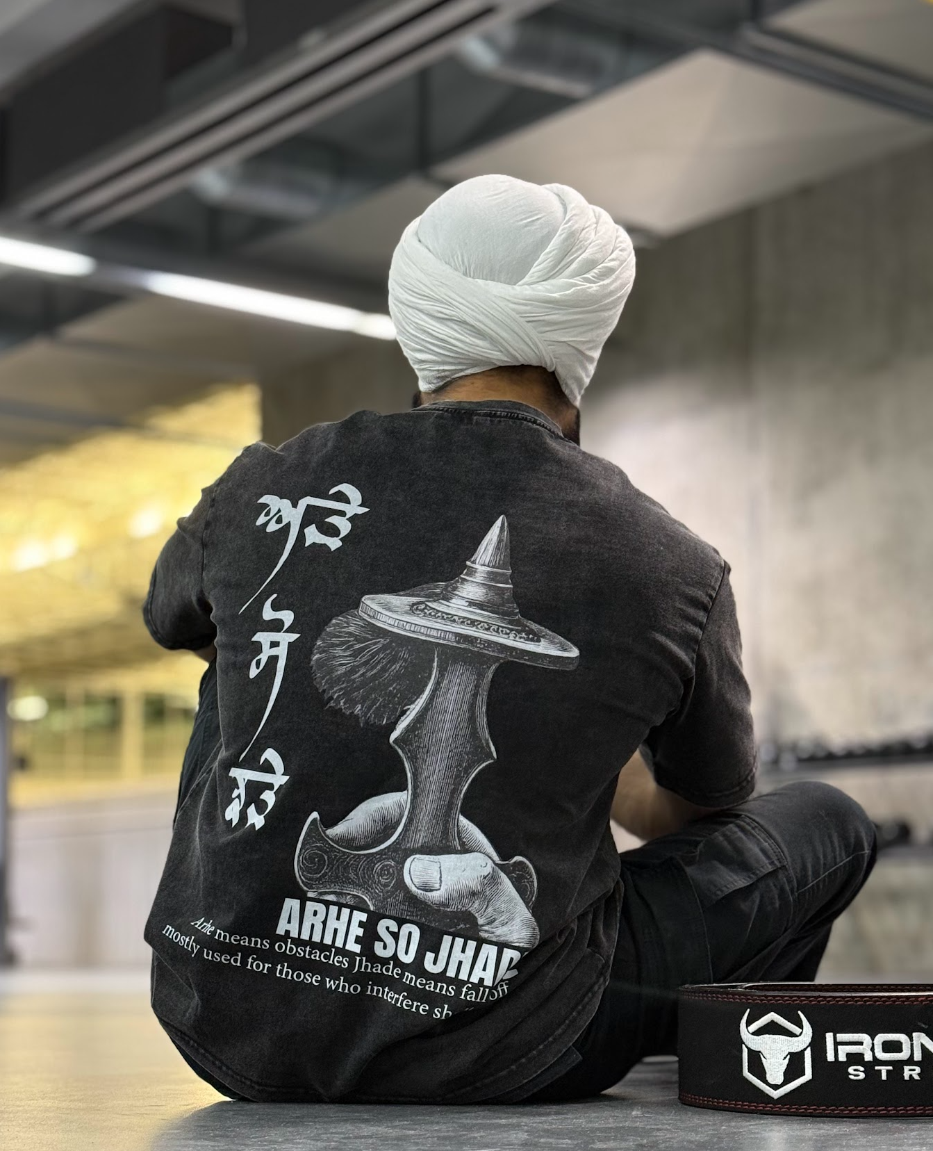 ARHE SO JHADE T-shirt acid washed