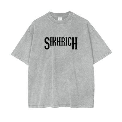 KHALSA t-shirt acid washed