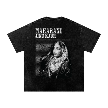Maharani Jind Kaur T-shirt acid-washed V1