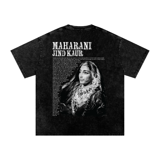 Maharani Jind Kaur T-shirt acid-washed V1