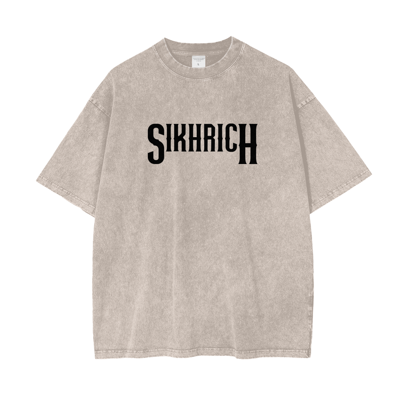 KHALSA t-shirt acid washed