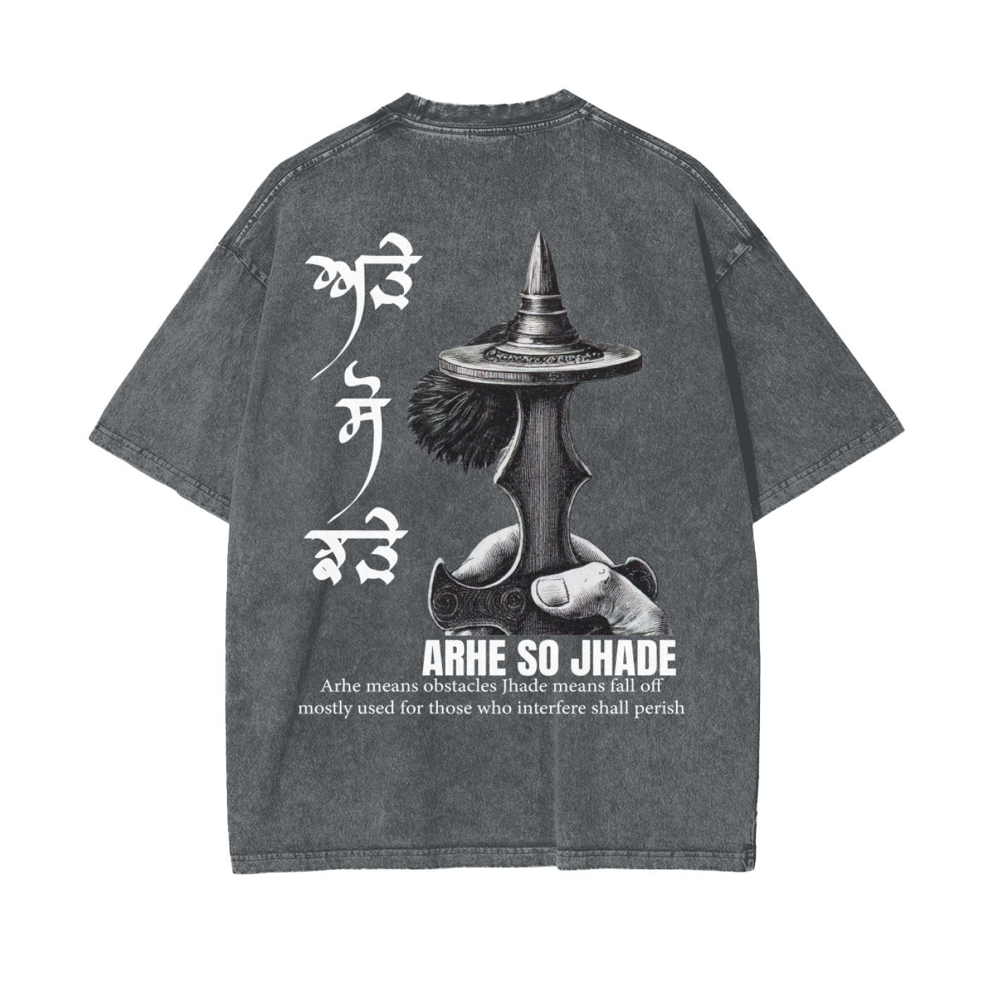 ARHE SO JHADE T-shirt acid washed