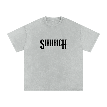 KAUR T-shirt acid washed