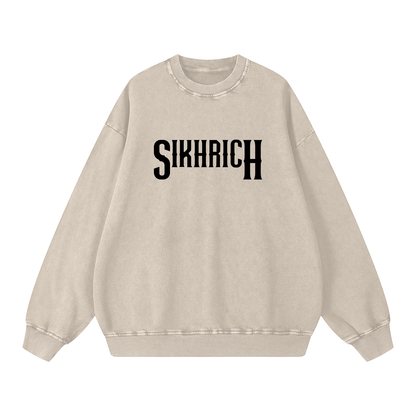 Maharaja Ranjit Singh Crewneck acid washed