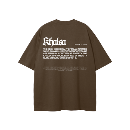 KHALSA t-shirt cotton