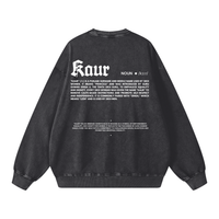 KAUR Crewneck acid wash