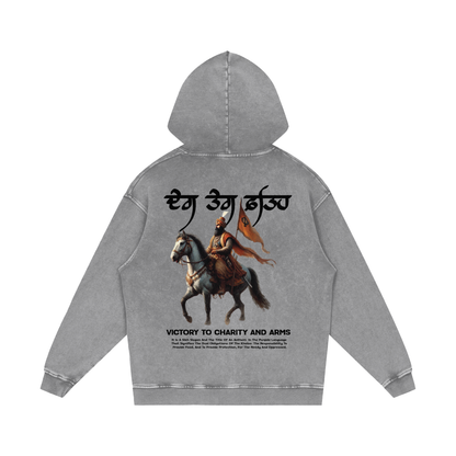 DEG TEG FATEH Hoodie acid washed