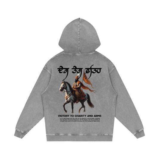 DEG TEG FATEH Hoodie acid washed