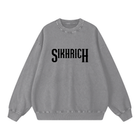 AJJ NEHI TA KAL RAAJ HOVE GA ATAL Crewneck acid washed