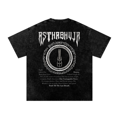Asthabhuja T-shirt acid washed